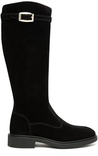 Nero Giardini I514715D Stivali Donna in Suede - Nero 38 EU