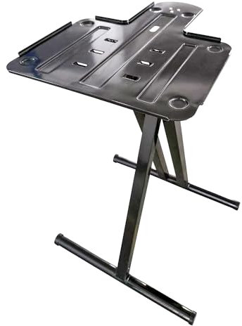 LACIEL Steam Iron Stand, Height Adjustable, Black, Non-Slip Feet & Scratch-Resistant Surface, Suitable for 34”/38”/42” Steam Iron Press