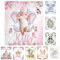 SearchI Personalisierte Babydecke mit Namen 90X120cm,Weich Warme Baby-Überwurfdecke für Junge Mädchen,Kinderdecke Namensdecke Personalisiert Geburtstaggeschenk(Elefantenrosa)