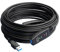 Xingsiyue 10M USB 3.0 Câble de Rallonge pour Répéteur Actif avec Amplification du Signal, Cordon de Connexion USB pour Répéteur Amplificateur de Signal