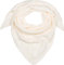 styleBREAKER Damen XXL Strick Dreieck Schal Einfarbig mit Schachbrett Strickmuster, Maxi Schal, Dreieckstuch, Warmes Winter Tuch 01020047, Farbe:Creme