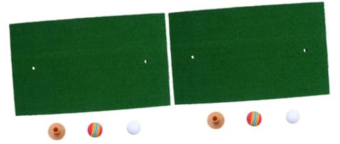 2 STK Schaukel Zubehör Übungsmatten Schwungtrainer Outdoor-Teppich Fahrmatte Aus Gras Teppiche Für Draußen Üben Sie Das Schlagen Der Matte Outdoor+teppiche Golf Tragbare Unterlage