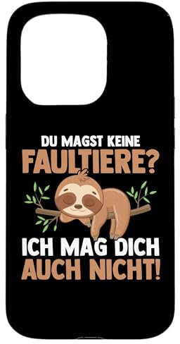 Faultier Hülle für iPhone 15 Pro