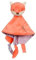 Gipsy Toys – Carre Doudou Renard – Gamme « Bamboo » - 24 CM S/Carte – Rose– 1ER Age