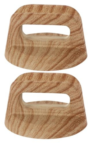 ABOOFAN 2pcs Pot Lid Knob Wood Replacement Pot Handles for s and Pans Cover Grab Handle