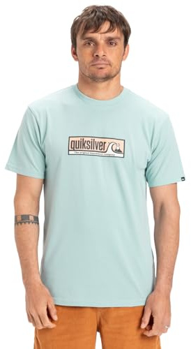 Quiksilver Evo Endless Type SS Herren-T-Shirt, Aquifer, XS