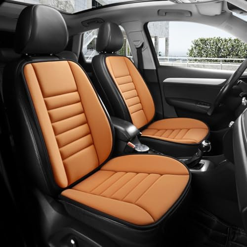 MRSYZDRM Auto Sitzbezüge Sets für KIA picanto/Morning 2017-2022,Autositzbezüge Set Schonbezüge Sitzbezug Sitzauflagen Sitzschoner Innenraum Zubehör,A-Orange-Full Set