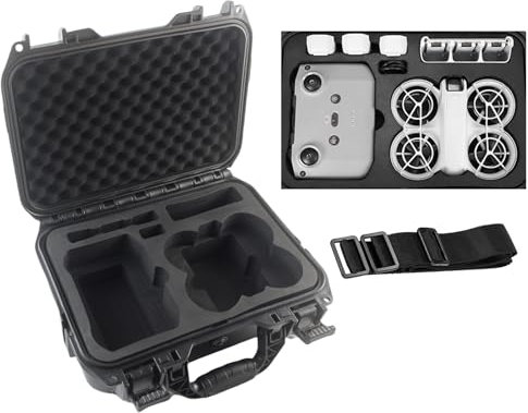 Uvafly Neo Koffer, wasserdichte Tragetasche, Aufbewahrungstasche für DJI Neo Fly More Combo Drohne, RC-N3 Fernsteuerung und anderes Zubehör