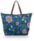 Pip Studio Tilda Tote Bag Flores Felices Dark Blue 66x20x44cm
