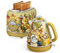 Hazel Quinn X Eduardo Recife Kooperations Wasserkocher 1,7 Liter 2200 W, BPA-frei, 360° Gerätefuß, Toaster Retro Style Frühstückssets, 2 Extra Breiten Toastschlitzen, Abschaltautomatik, Blumendruck