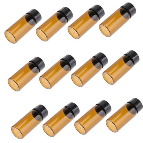 Générique 15 Pièces Bouteille En Verre Presser Une Bouteille D'eau Bouteille D'eau Pulvérisée Bouteille De Parfum De Voyage Bouteille D'eau Pour Bébé Brown Verre Borosilicaté