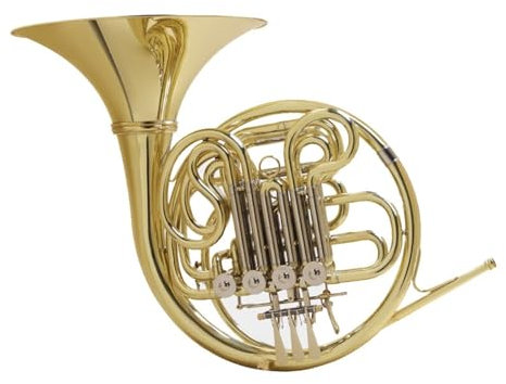 Professionelles Waldhorn Professionelles Instrument F-Tonart zweireihiges Waldhorn
