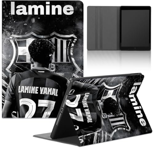 Yimctoie Tablet Coque pour Samsung Galaxy Tab A7 10,4 2020 SM-T500/T505/T507,Créatif Cartoon Cool Football Star Design Motif Housse en Tablette in et Léger Cuir PU Support Protection Case,Comics
