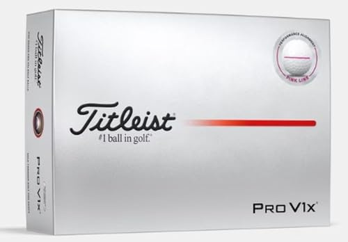 Titleist Damen Pro V1x Performance Alignment Golfbälle