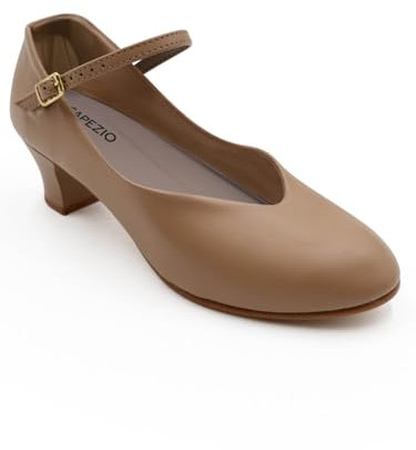 Capezio Junior Footlight, Women's Character Shoes, Beige (Caramel), 9 UK (11.5 US)