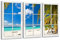 Quadro su tela Finestra con vista, Mari del Sud, vacanza, spiaggia 160 x 90 cm 3 tele modello nr XXL 1164. I quadri sono montati su telai di vero legno. Stampa artistica intelaiata e pronta da appendere