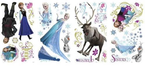 Stickers Repositionnables la Reine Des Neiges, Disney