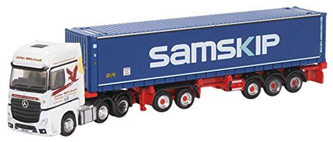 Oxford Diecast NMB004 Mercedes Actros D-TEC Combitrailer Trailer John Mitchell