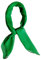 Topmode Foulard carré 70cm couleur unie Femmes/Enfants (Vert)