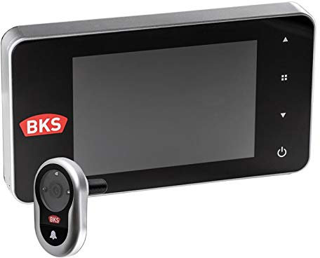 BKS Digitaler Türspion DS-40 mit 4,0 Zoll TFT-Display incl. Klingel, Nachtsichtfunktion und Aufnahmefunktion