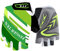 FINGER TEN Fahrradhandschuhe Kinder MTB Handschuhe Fahrrad Outdoor Bike Gel Halbfinger Sporthandschuhe Radhandschuhe Wert 1 Paar Grün S, für Sommer Freizeit Jungen Mädchen Alter 2-10 Jahre
