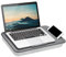 LAPGEAR Sidekick Lap Desk with Device Ledge and Phone Holder - Gray - Fits up to 15.6 Inch Laptops - Style No. 44215