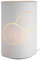 GILDE Deko Lampe Tischlame aus Porzellan - Ellipse „Pusteblume“, Höhe 28 cm