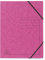 Exacompta 555420E 5er Pack Premium Eckspanner-Mappe. Made in Germany. Aus extra starkem Colorspan-Karton DIN A4 mit 2 Gummizügen Sammelmappe Dokumentenmappe ideal für Büro und Schule rosa