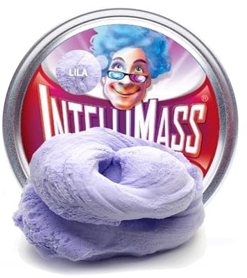 IntelliMass Fluffy Lila - Fluffig leicht & weich - wie Zuckerwatte! Knetmasse in Metalldose