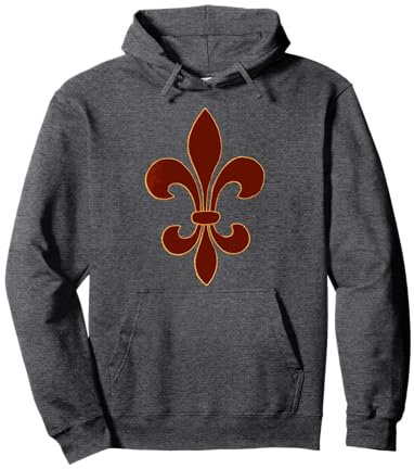 Symbole fleur de lys de la Nouvelle-Orléans et des fans de Mardi Gras Sweat à Capuche