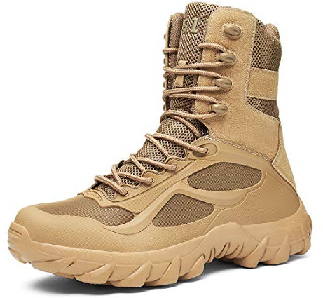 Niber Herren Wanderstiefel leichte Trekkingstiefel Atmungsaktive Military Boots US Army Schuhe für Outdoor Camping Wandern Bergsteigen Wüsten Offroad