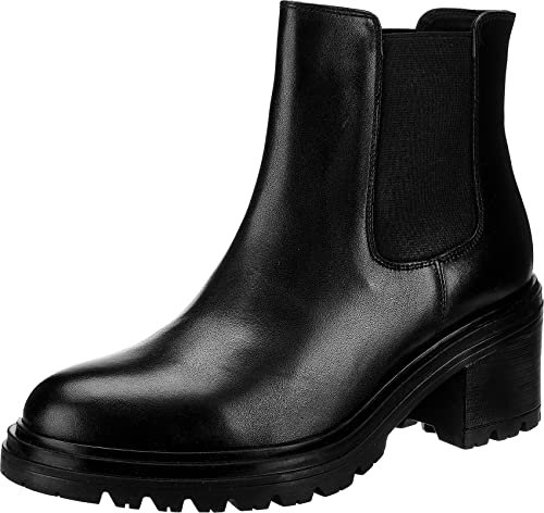 Geox D Damiana E, Stivaletti Donna, Nero, 36 EU