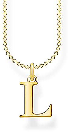 THOMAS SABO Halskette Buchstabe L vergoldetes Silber KE2021-413-39