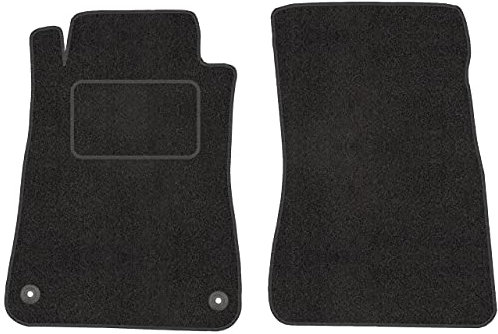 Vorne Velour Fußmatten Satz für Mercedes C W203 (2000-2006) - 2-teilig - Passgenau
