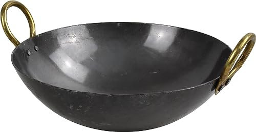 Heavy Duty Cook and Serve Wok Professional Catering Iron Kadai (10)