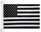 AZ FLAG Bootsflagge Usa Schwarz Und Weiß 45x30 cm, Aussenverwendung Vereinigten Staaten Von Amerika Bootsfahne Aus Gestricktem Polyester Plastikringen