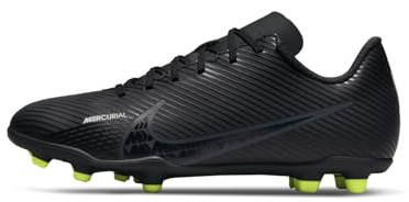 Nike Jr Vapor 15 Club Fg/Mg Fußballschuh, Black Dk Smoke Grey Summit White Volt, 35.5 EU