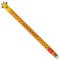 LEGAMI - Giraffe - Stylo gel effaçable, avec bille sur l'extrémité pour effacer l'encre sans abimer la feuille, encre noire thermosensible, pointe Ø 0,7 mm
