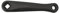 SPYMINNPOO 152 Mm Loch Fahrradkurbelarm, 152 Mm Fahrradkurbelarm, Diamantloch-Kurbelarm, Aluminiumlegierung, Starkes Stützpedal, Kurbelbein, Fahrradkurbelarm, Linker Fahrradkurbelarm für