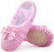 Mulnall Filles Ballet Chaussures Classique Cuir Yoga Ballerine Chaussure de Danse Pilates Pantoufles Danse Pratique Gymnastique Chaussons Split Plate pour Filles Enfants Femmes (WX55-08-26)