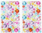 AKHTART Gem Stickers - 2 Sheets Rhinestone Gems, Assorted Shapes Bling Diamond Jewels for Nails, Face, Festivals Makeup, DIY Craft, Decorations, Body