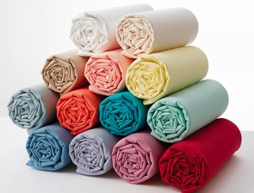 Lot de 5 Draps Housses 100% Coton - Envoi Aléatoire (140 X 190 cm)