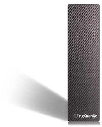 LingXuanGe Tavola Balayage in Fibra di Carbonio per Stylist Professionisti, Leggero e Durevole, per Capelli Ombre Naturali (Colore: Nero Opaco H)