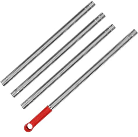 UTHCLO Metal Push Broom Handle Broom Stick Pole Replacement Threaded End for Easy Attachment Random