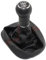 Schaltknauf Für Seat Für Leon 2000 2001 Für Toledo 1999 2000 2001 5 Gang Schalthebel 23mm Loch Auto Schaltknauf Ledermanschette Rote Linie Schalthebelkopf