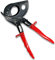 MALAYAS HS520A Coupe-câble à cliquet en aluminium et cuivre robuste pour câble en aluminium et cuivre jusqu'à 400 mm², coupe-câble à cliquet