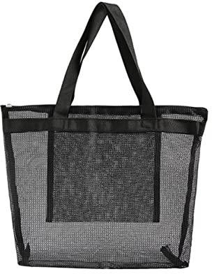 Hoement Bolsa De Malla para Compras Bolsa De Hombro para Playa para Supermercado y Playa