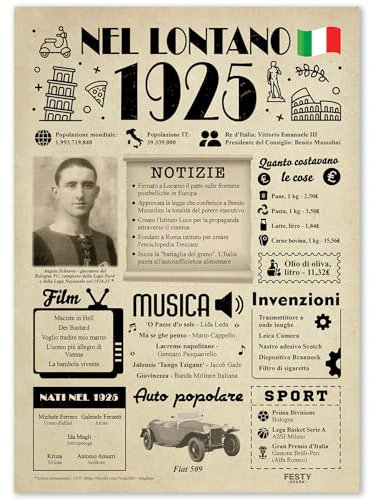 FestySpark Póster En El Lejano 1924-2024 [A4 Sin Marco] (1925)