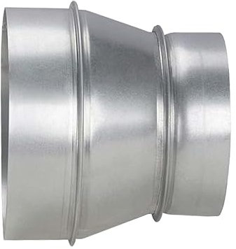 AIROPE-RA-150/200 mm Reductor de Conducto en Acero Galvanizado,Resistente a la Corrosión,Ideal para Ventilación,Calefacción,Drenaje,Evacuación,Climatización. Rendimiento Duradero.