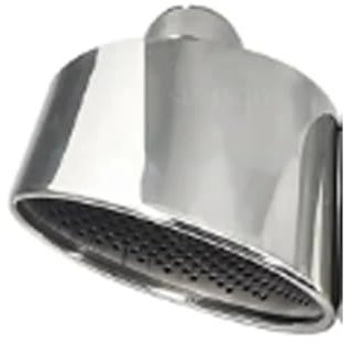 Modifiziertes Zubehör 1 Stück Auspuffblende für Audi A4 A5 A6 A7 bis RS4 RS5 RS6 RS7 Schalldämpferblende Endrohr Edelstahl L/R Endrohre(Right Silver)